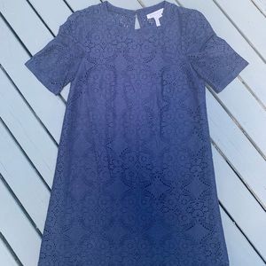 BCBG blue lace dress